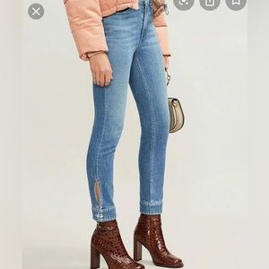 Rag & Bone Avery cuffed cigarette straight jeans NWT 26